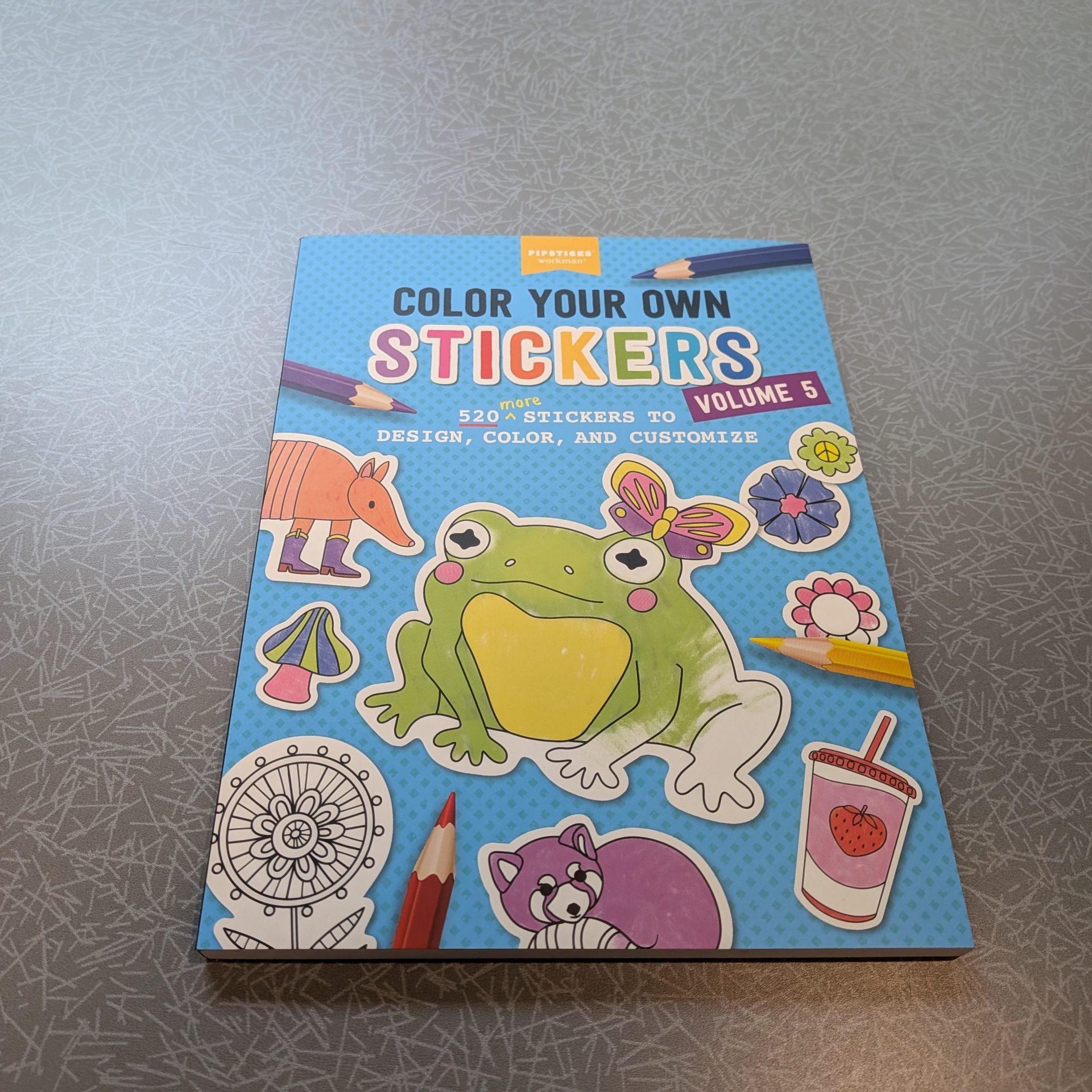 Color Your Own Stickers book