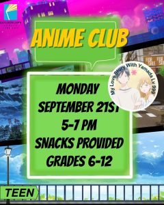 Anime Club is Watching My Love Story with Yamada-kun Lv 999 on September 21st.
