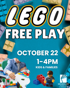 LEGO Free Play October 22 2-4pm