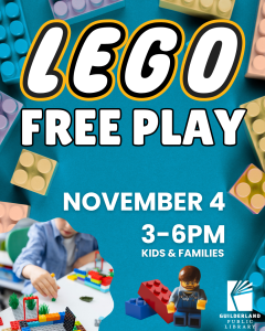 LEGO Free Play November 4 2-4pm