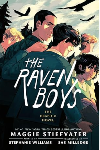 Cover of the graphic novel, "The Raven Boys