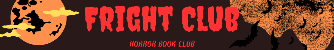 Website Banner Fright Club (1150 x 175 px) Fright Club book club banner