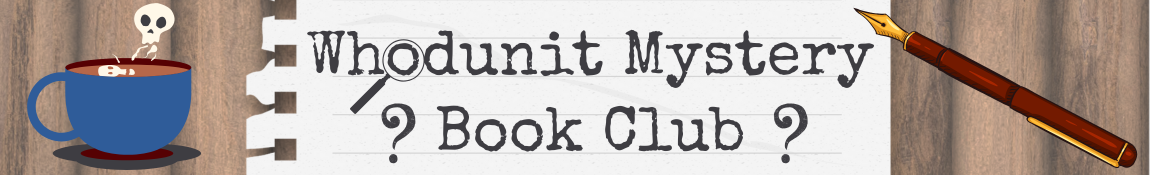 Whodunit Website Banner Whodunit Mystery Book Club banner