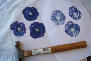 SONY DSC hammered floral art