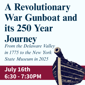 A Revolutionary War Gunboat and it's 250 Year Journey