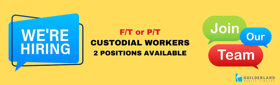 Job posting for custodial workers slide