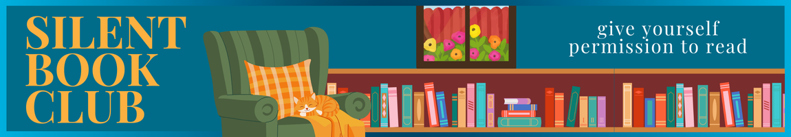 silent book club banner